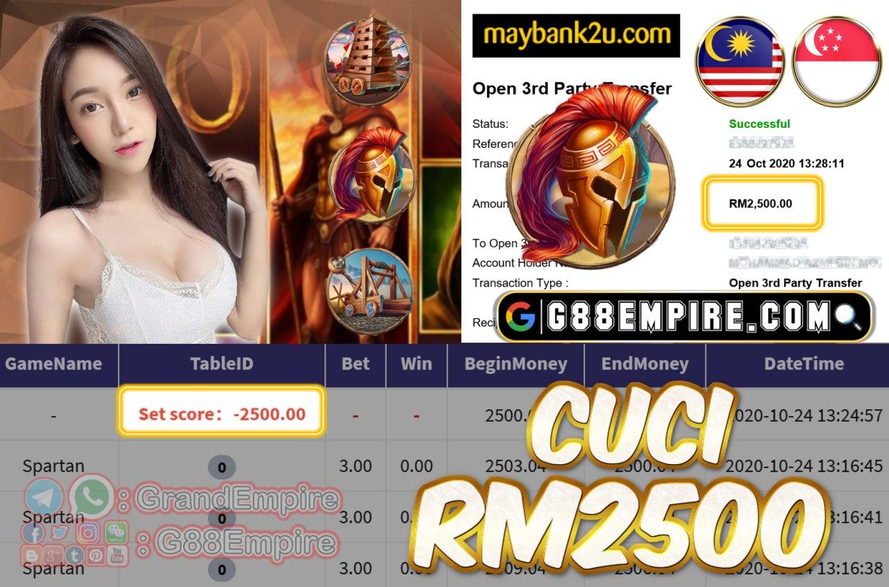 MEMBER MAIN SPARTAN CUCI RM2500!!!