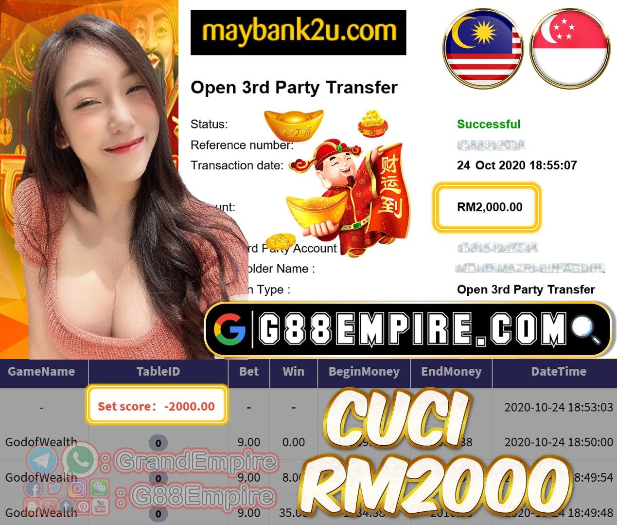 MEMBER MAIN GODOFWEALTH CUCI RM2000!!!