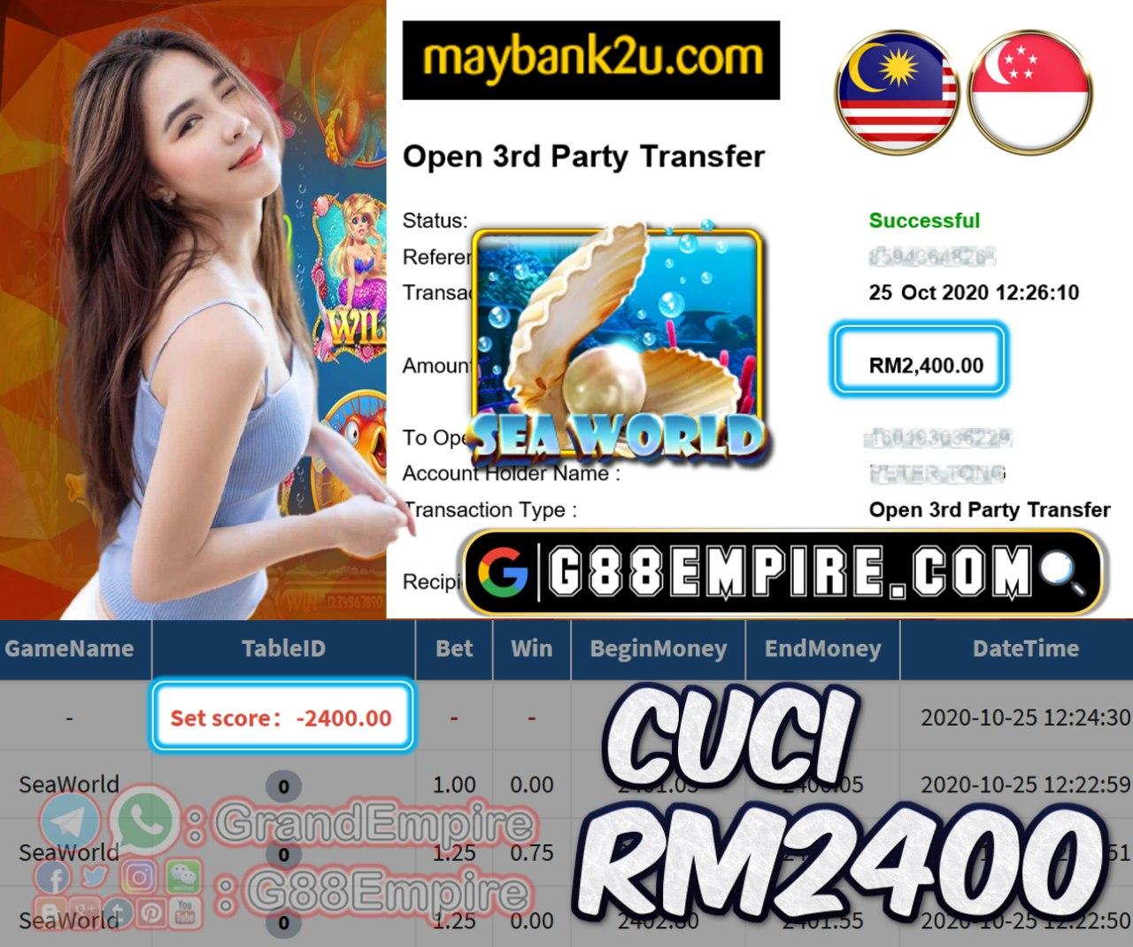 MEMBER MAIN SEAWORLD CUCI RM2400!!!