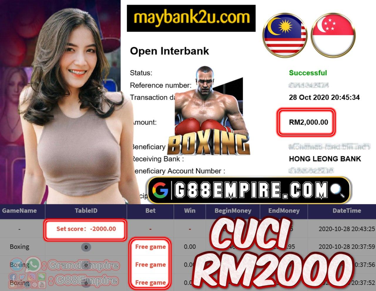 MEMBER MAIN BOXING CUCI RM2000!!!