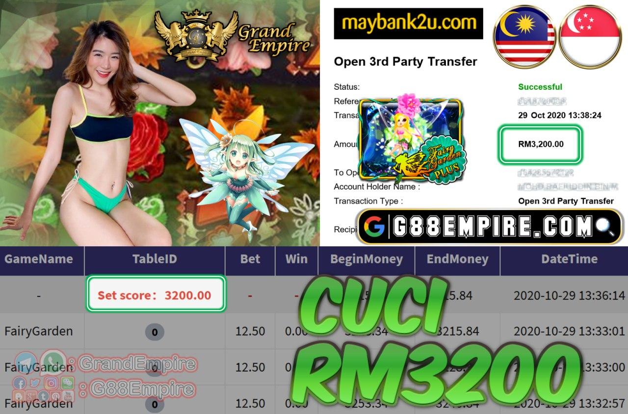 MEMBER MAIN FAIRYGARDEN CUCI RM3200!!!