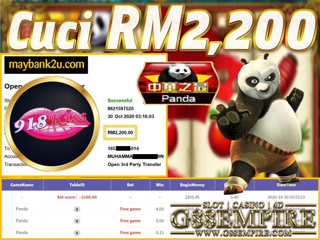 MEMBER MAIN PANDA CUCI RM2,200!!!