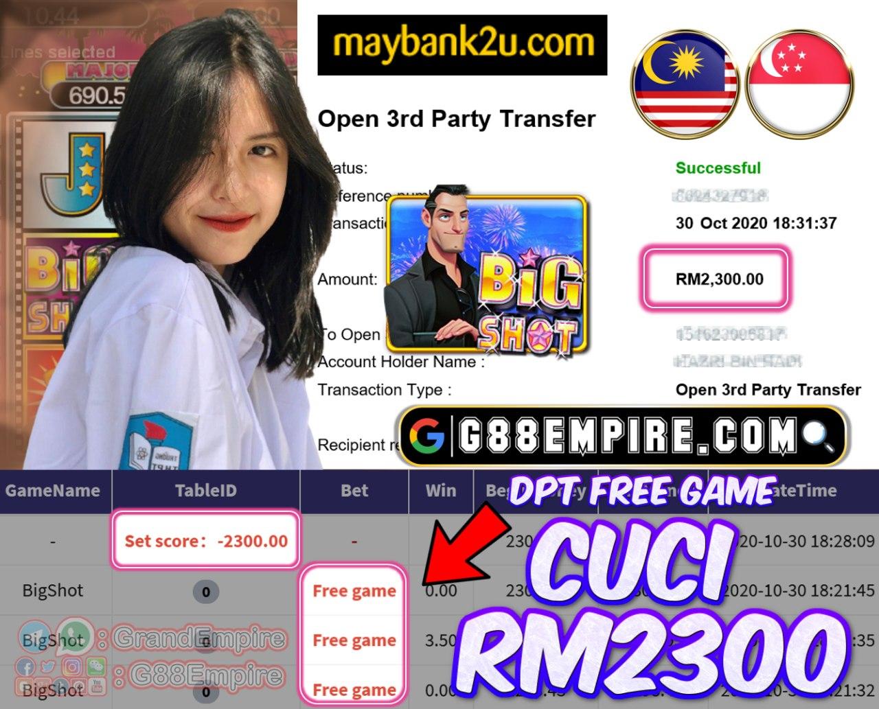 MEMBER MAIN BIGSHOT CUCI RM2300!!!