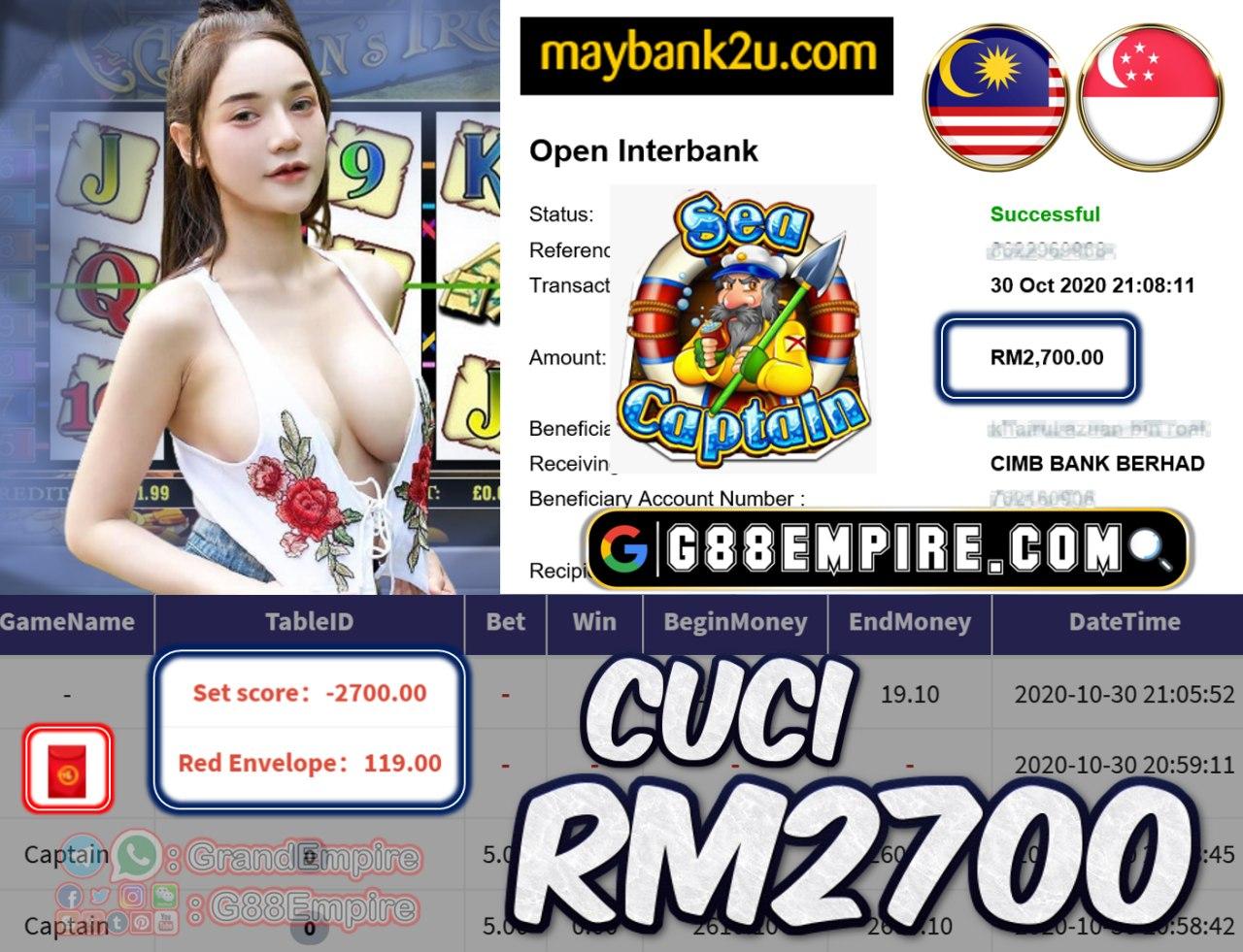 MEMBER MAIN CAPTAIN CUCI RM2700!!!