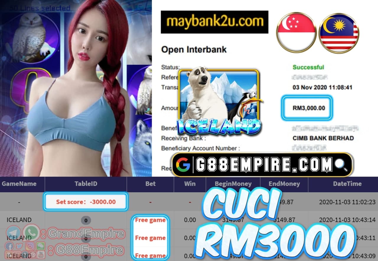 MEMBER MAIN ICELAND CUCI RM3000!!!