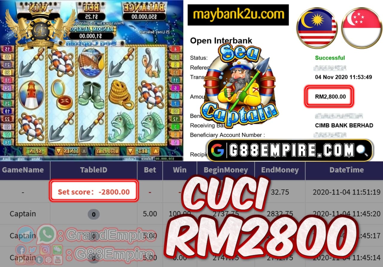 MEMBER MAIN CAPTAIN CUCI RM2800!!!