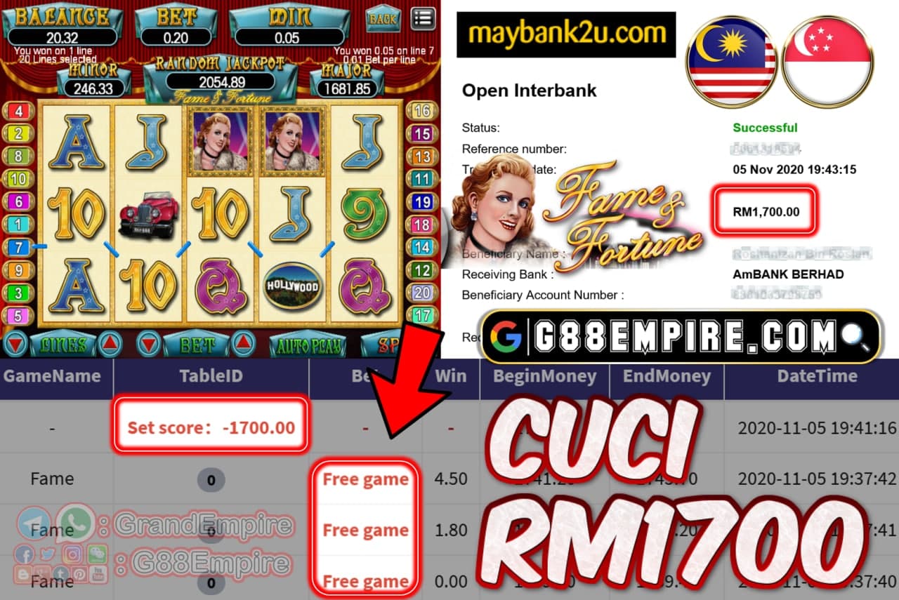 MEMBER MAIN FAME CUCI RM1700!!!