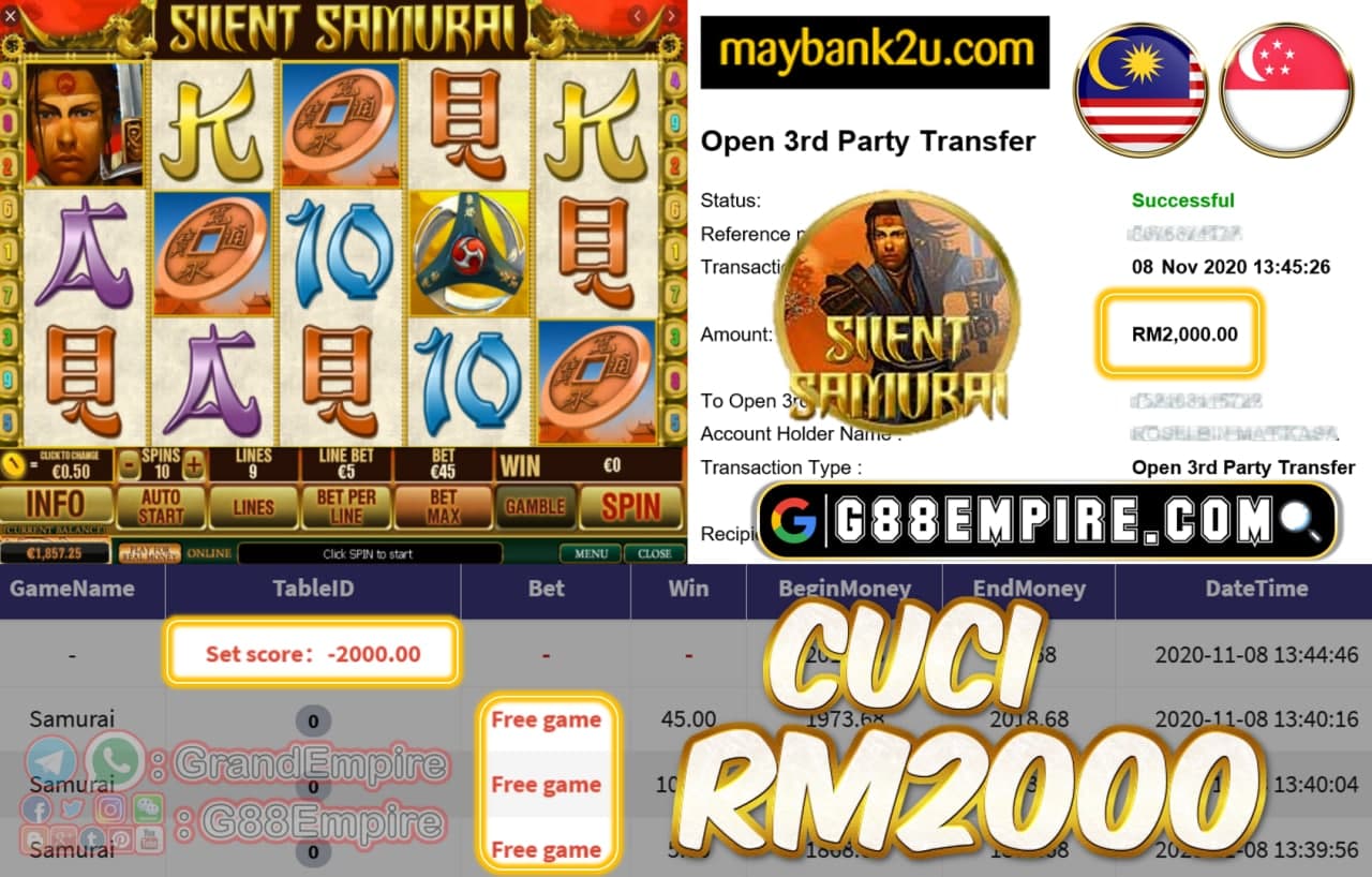 MEMBER MAIN SAMURAI CUCI RM2000!!!