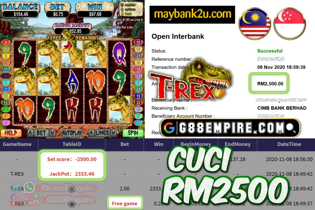 MEMBER MAIN T-REX CUCI RM2500!!!