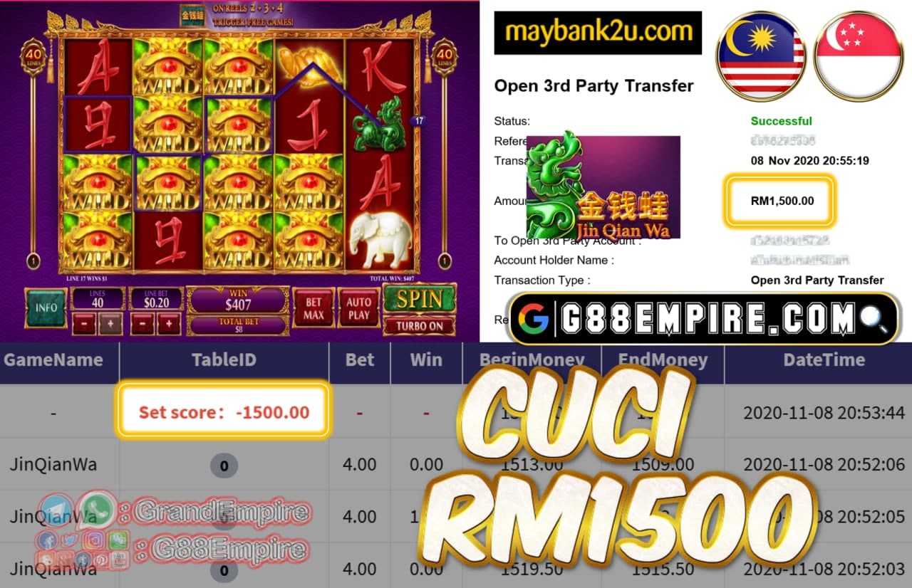 MEMBER MAIN JINQIANWA CUCI RM1500!!!