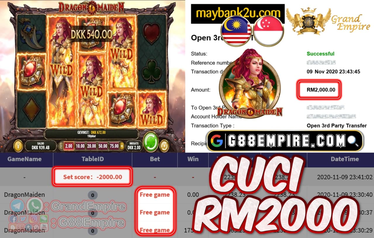 MEMBER MAIN DRAGONMAIDEN CUCI RM2000!!!