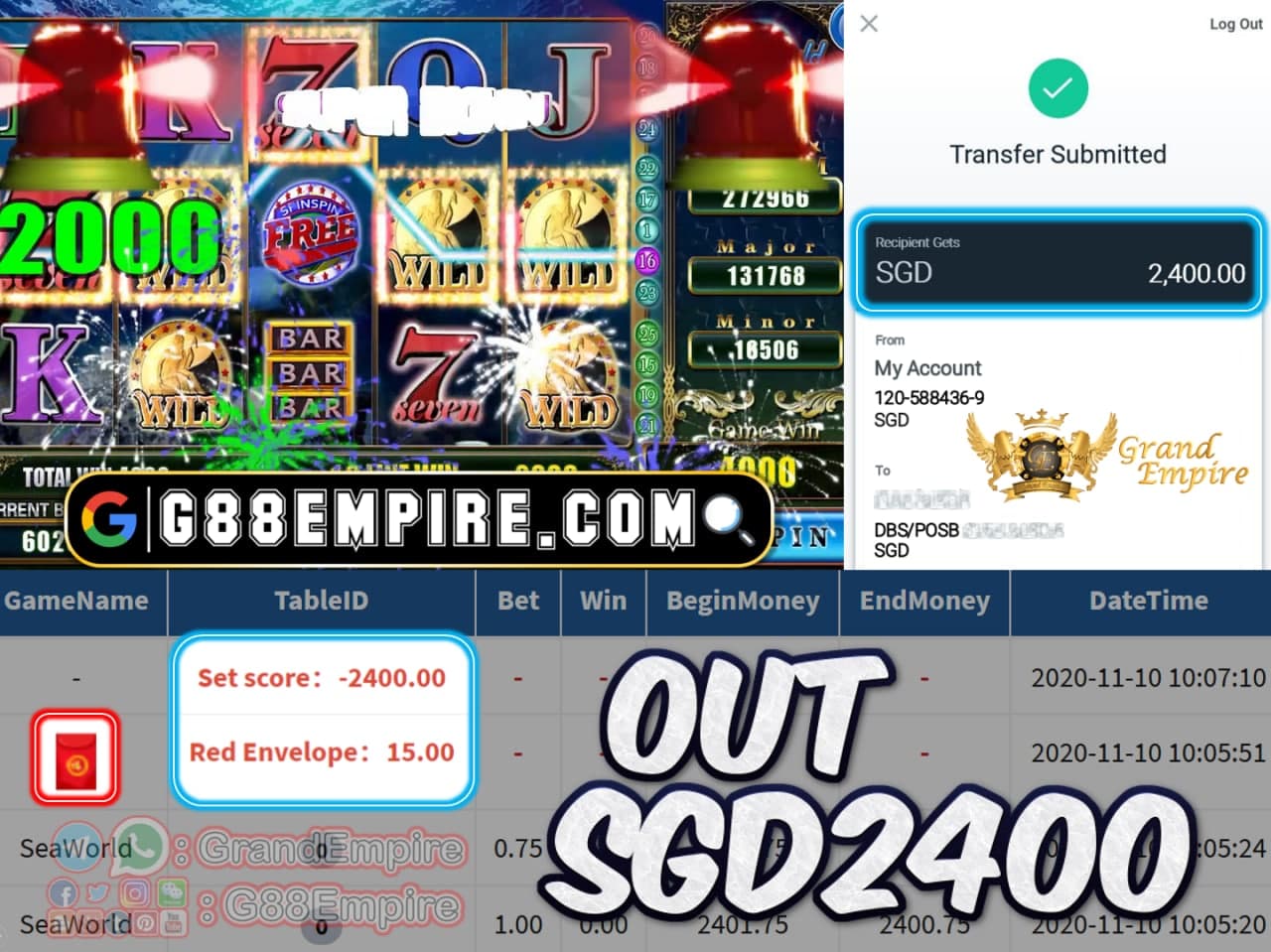 MEMBER MAIN SEAWORLD OUT SGD2400!!!