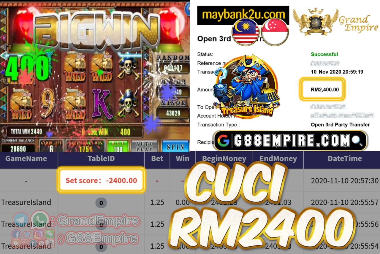 MEMBER MAIN TREASURELSLAND CUCI RM2400!!!