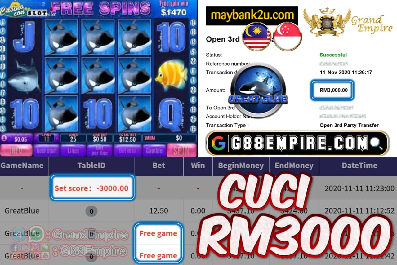 MEMBER MAIN GREATBLUE CUCI RM3000!!!