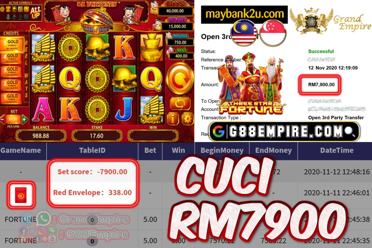 MEMBER MAIN FORTUNE CUCI RM7900!!!