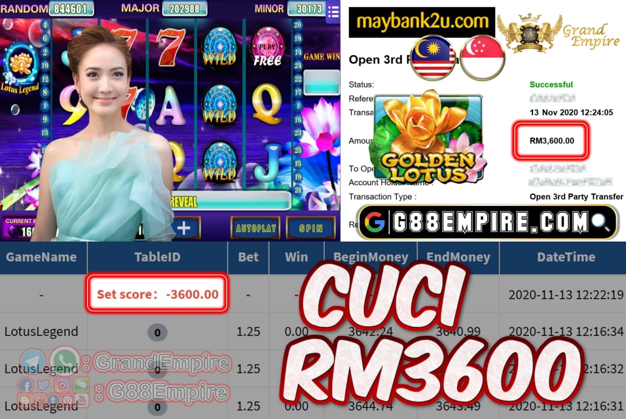 MEMBER MAIN LOTUSLEGEND CUCI RM3600!!!