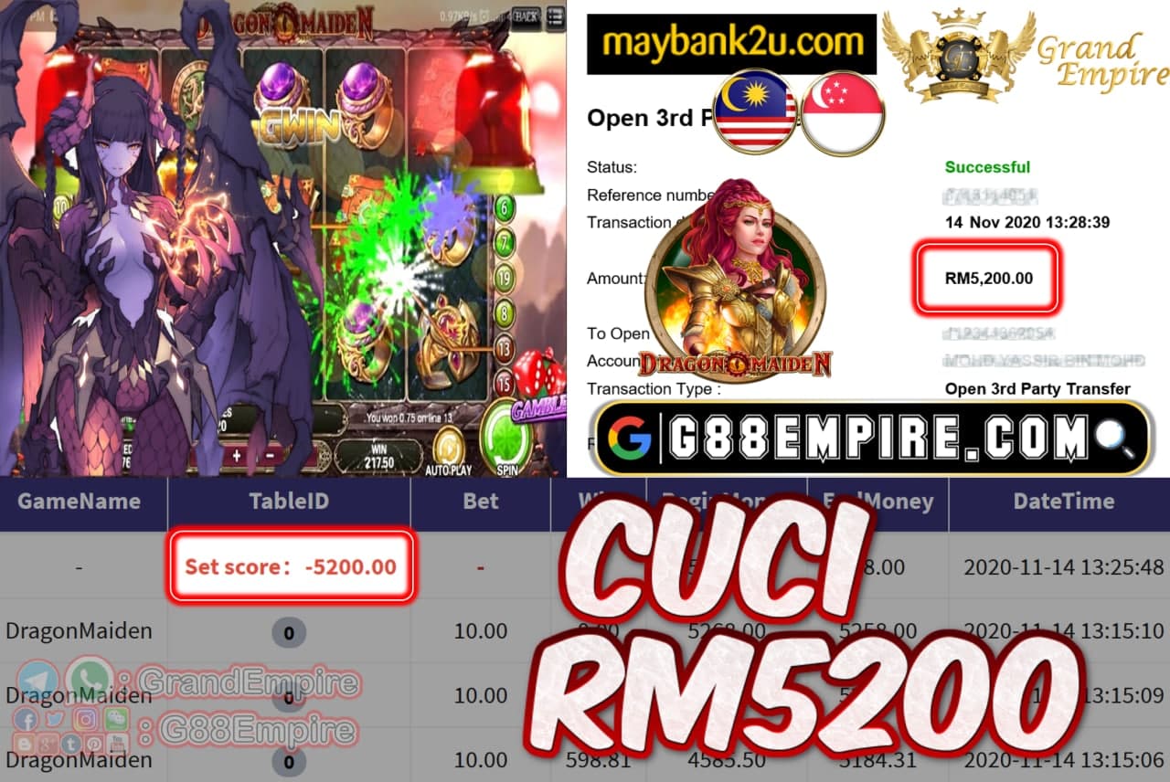 MEMBER MAIN DRAGONMAIDEN CUCI RM5200!!!