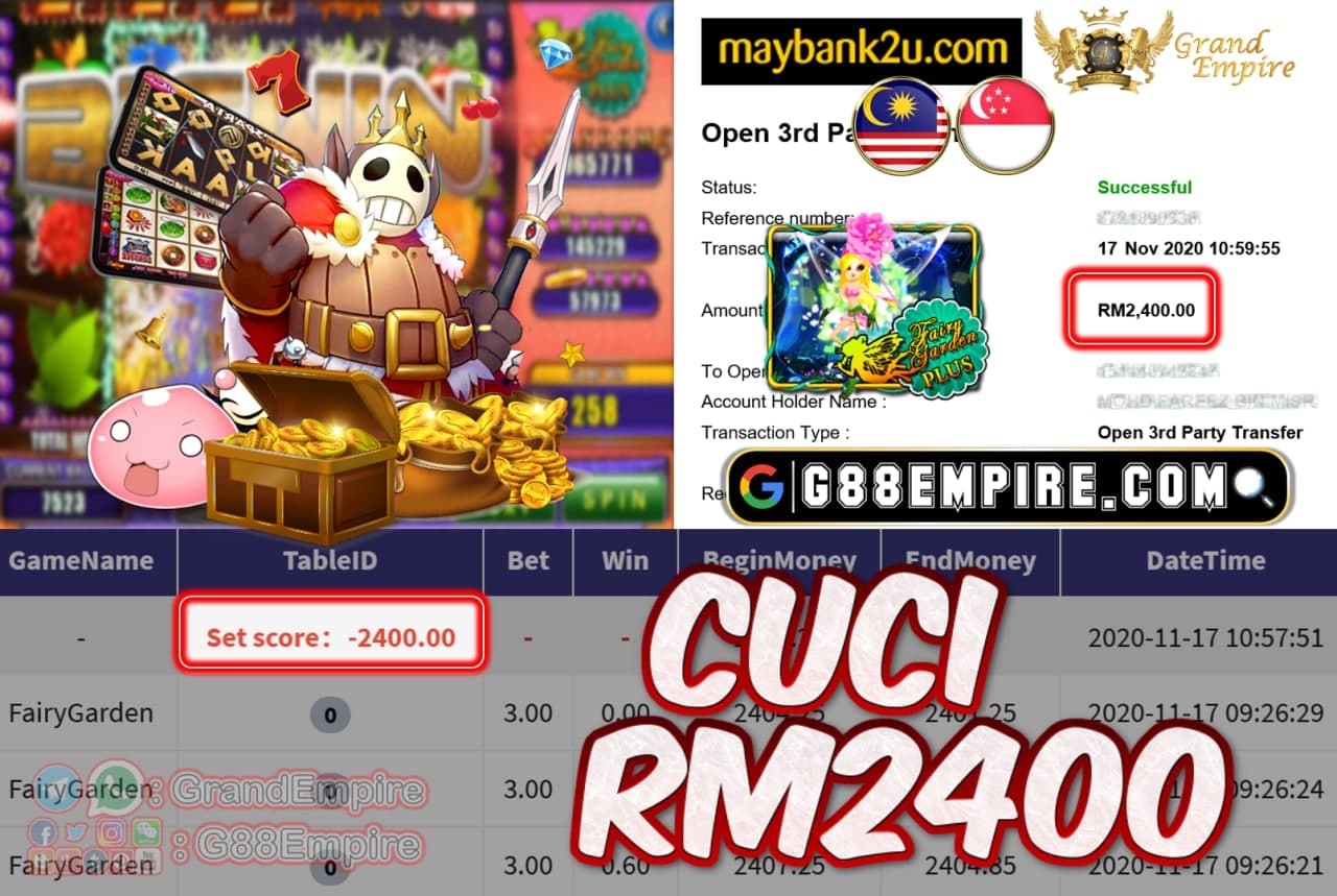 MEMBER MAIN FAIRYGARDEN CUCI RM2400!!!