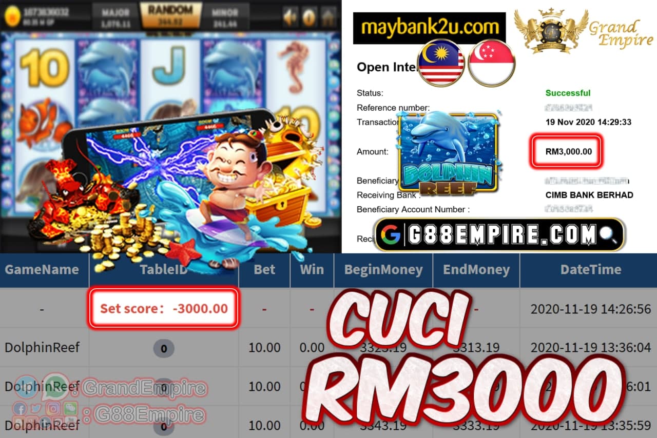 MEMBER MAIN DOLPHINREEF CUCI RM3000 !!!