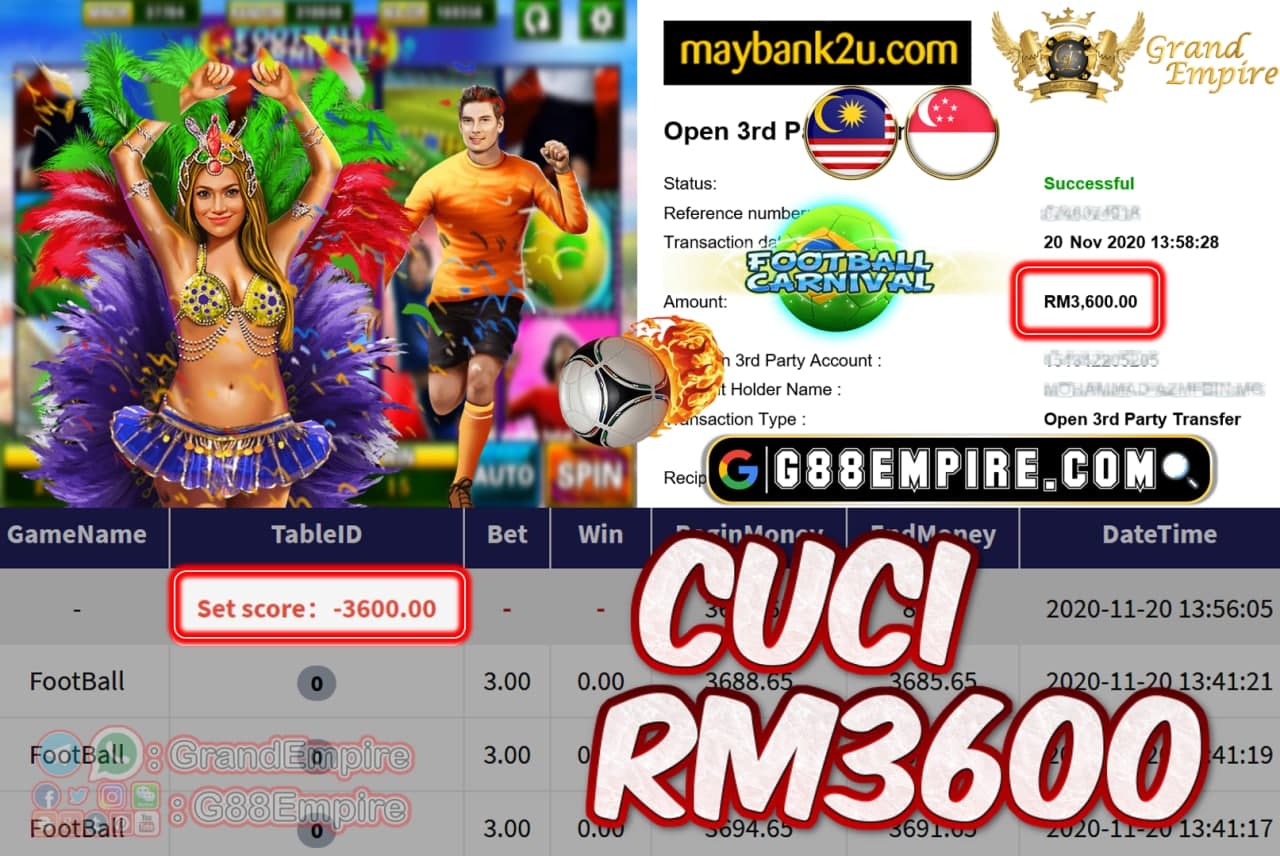 MEMBER MAIN FOOTBALL CUCI RM3600!!!