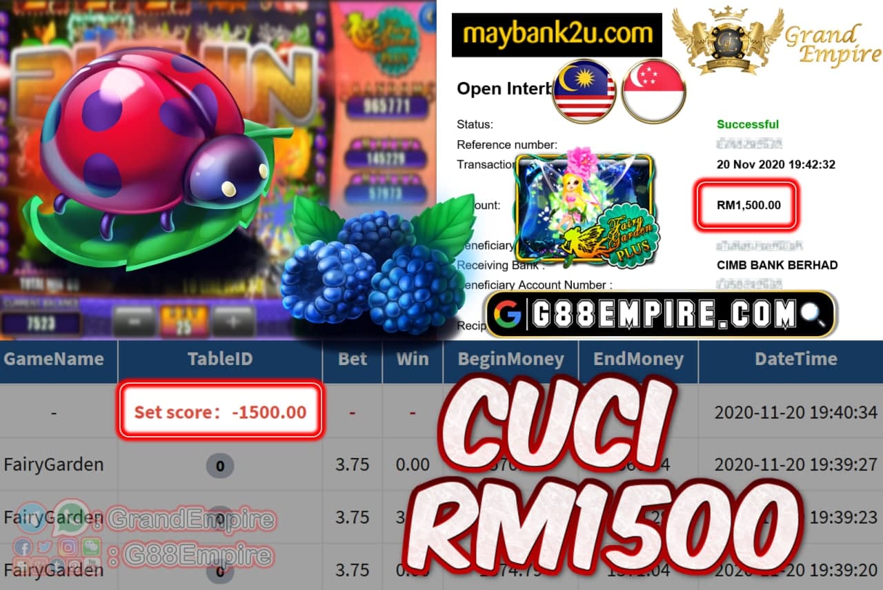 MEMBER MAIN FAIRY GARDEN CUCI RM1500!!!
