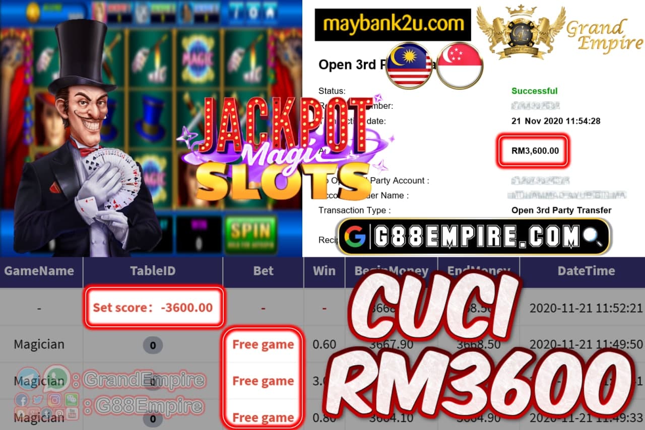 MEMBER MAIN MAGICIAN CUCI RM3600!!!