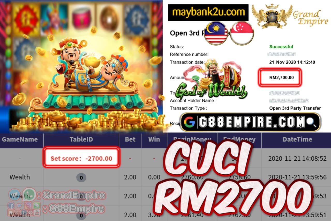 MEMBER MAIN WEALTH CUCI RM2700!!!