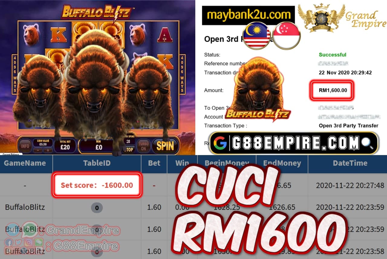 MEMBER MAIN BUFFALOBILITZ CUCI RM1600!!!