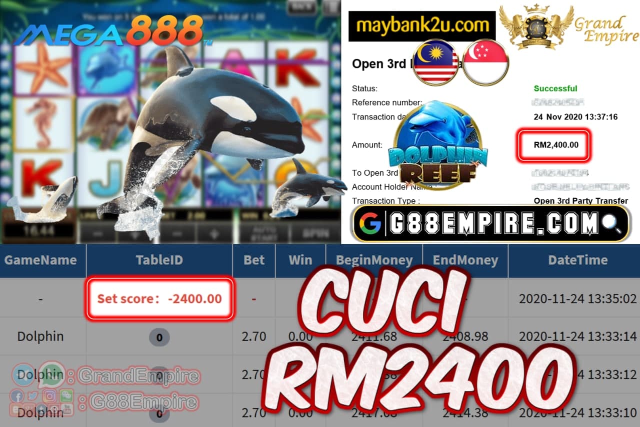 MEMBER MAIN DOLHPIN CUCI RM2400!!!