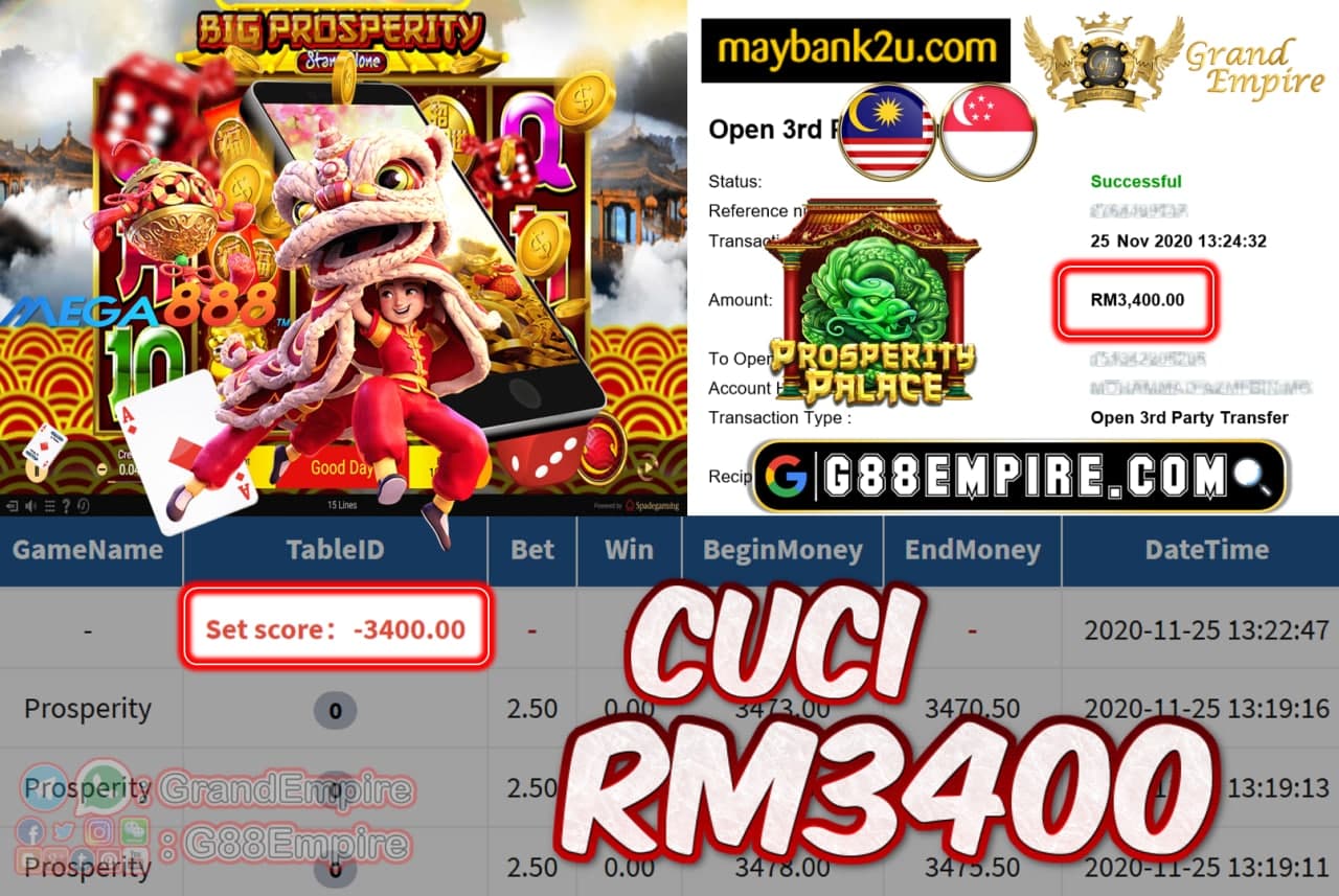 MEMBER MAIN PROSPERITY CUCI RM3400!!!