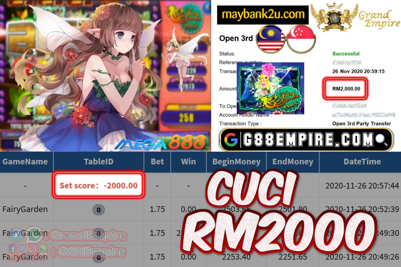 MEMBER MAIN FAIRYGARDEN CUCI RM2000!!!