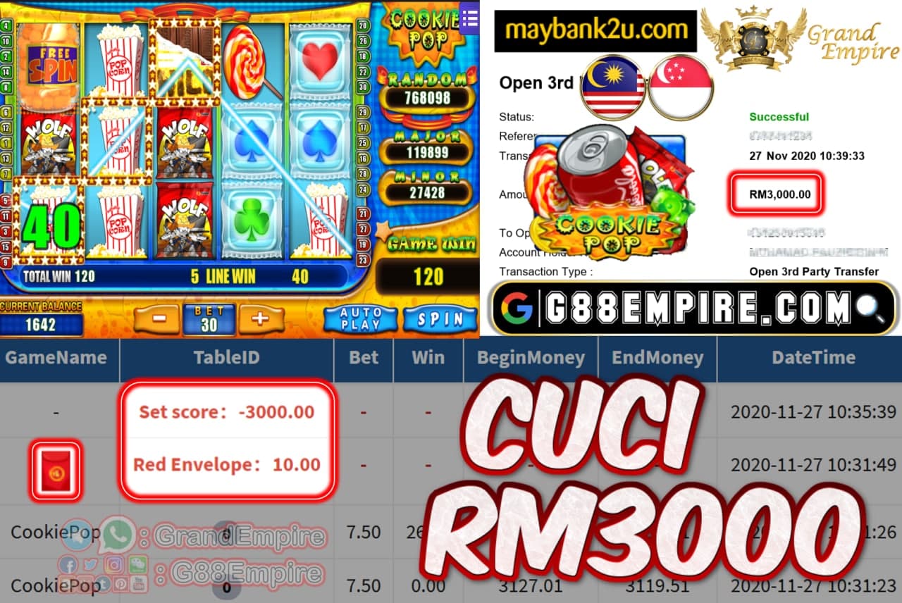 MEMBER MAIN COOKIEPOP CUCI RM3000!!!