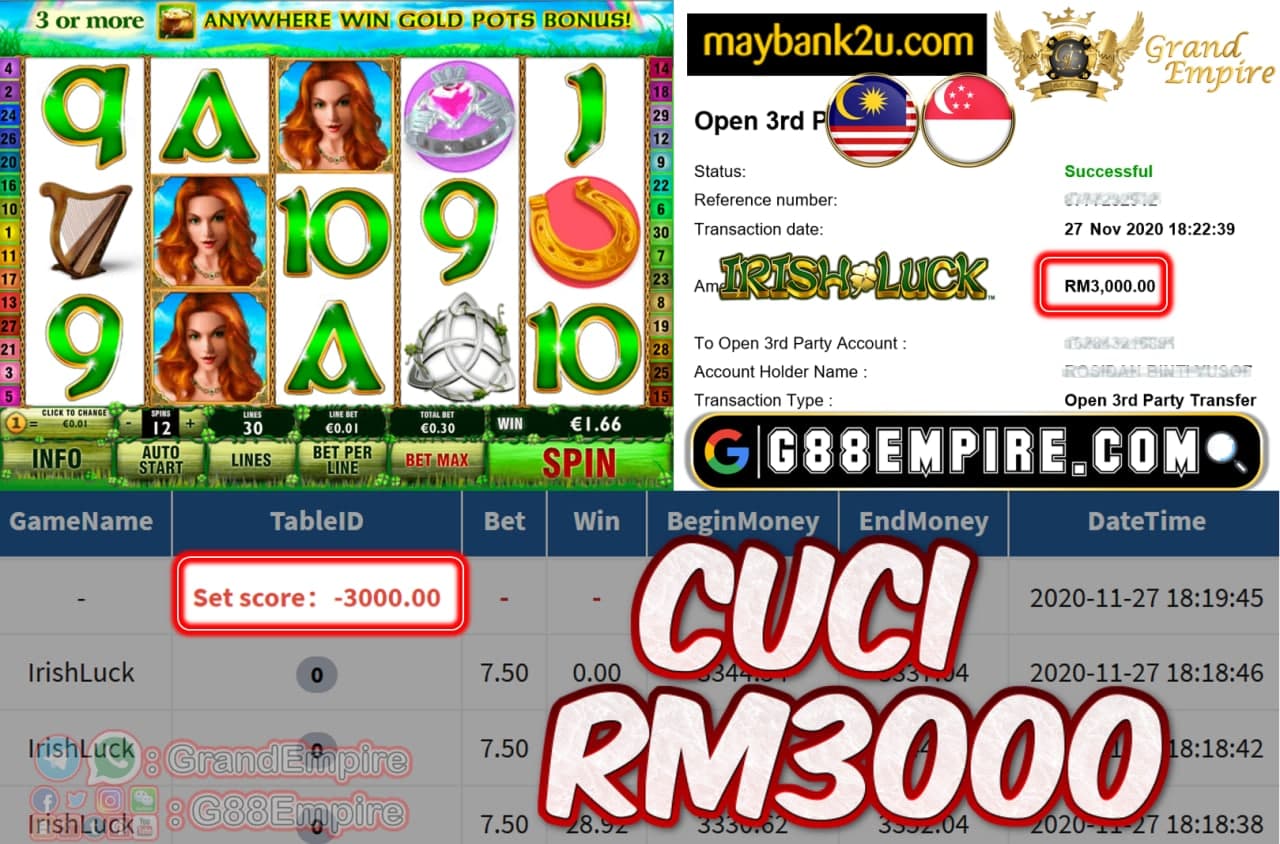 MEMBER MAIN IRISHLUCK CUCI RM3000!!!