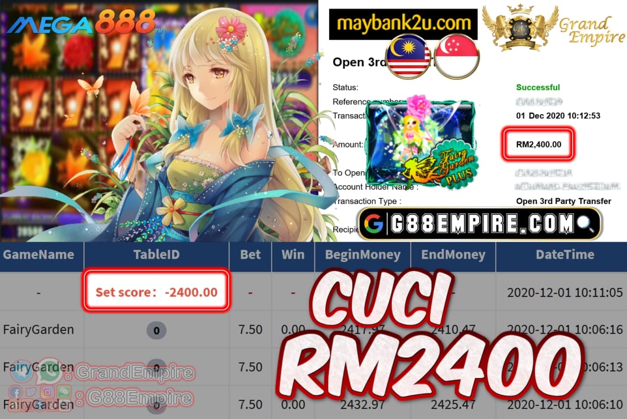 MEMBER MAIN FAIRYGARDEN CUCI RM2400!!!