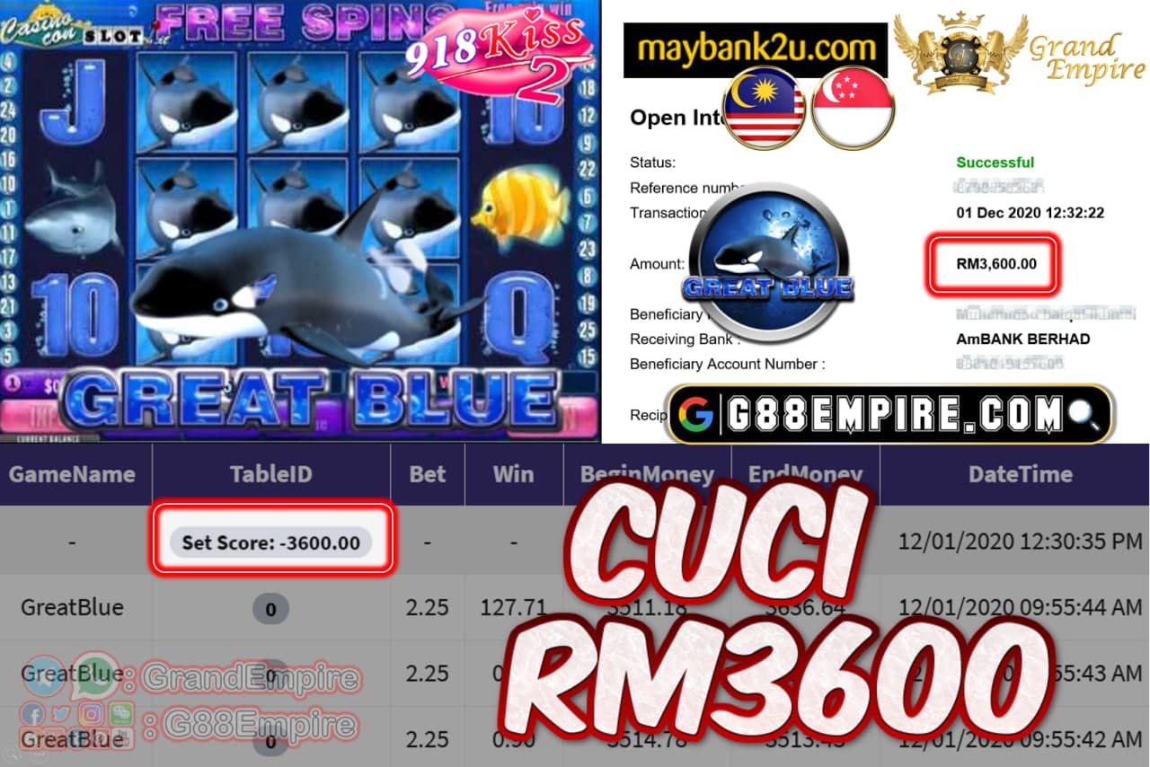 MEMBER MAIN GREAT BLUE CUCI RM3600!!!
