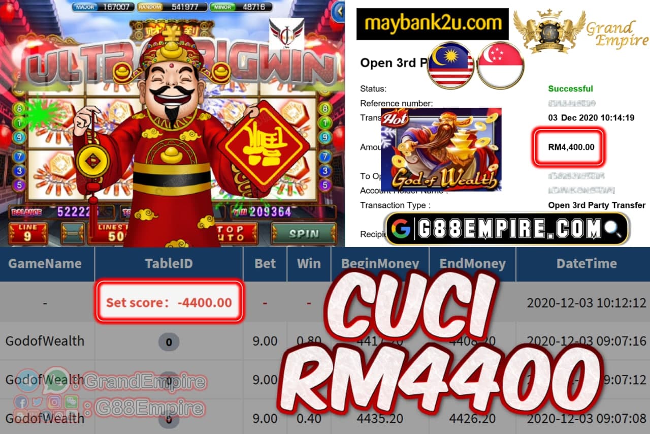 MEMBER MAIN GODOFWEALTH CUCI RM4400!!!