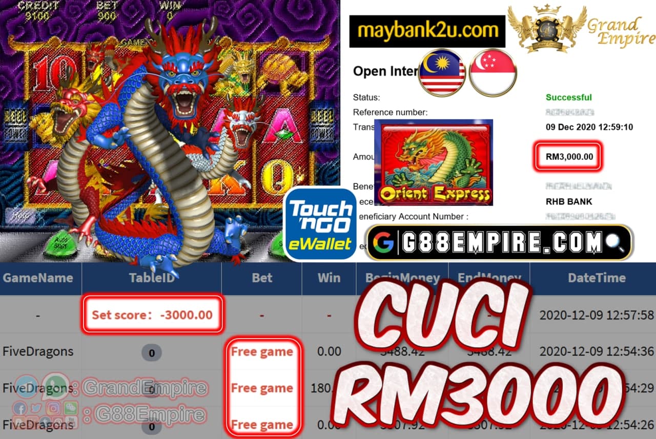 MEMBER MAIN FIVEFRAGON CUCI RM3000!!!