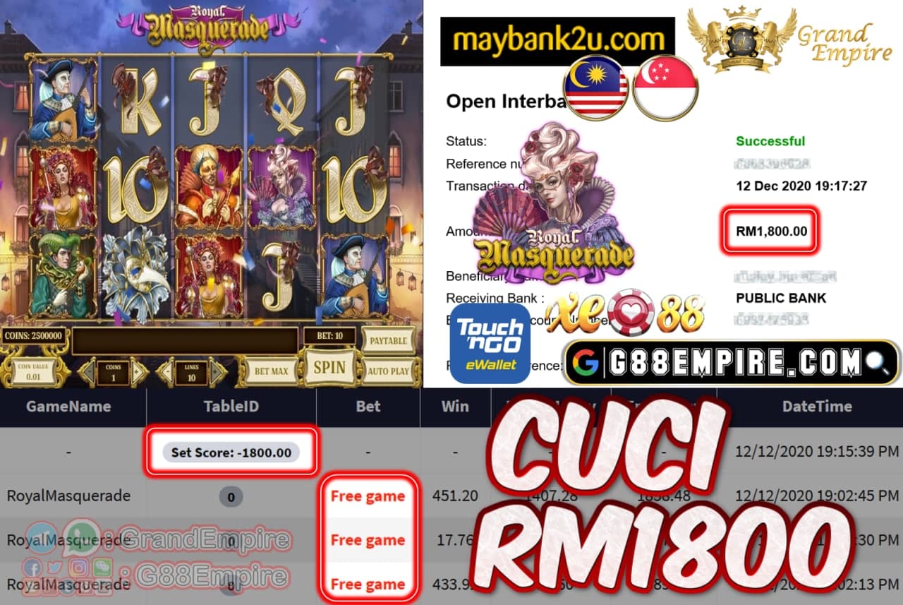 MEMBER MAIN ROYALMASQUERADE CUCI RM1800!!!