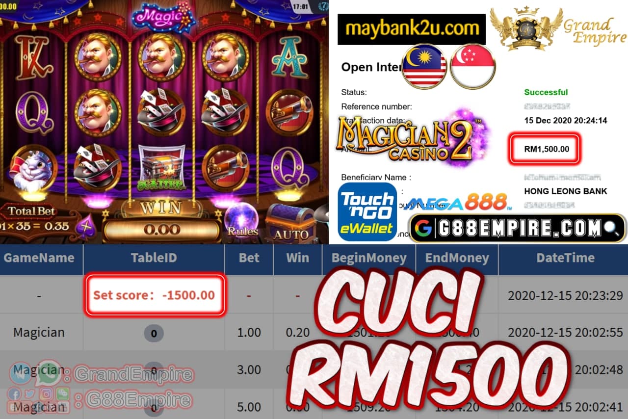 MEMBER MAIN MAGICIAN CUCI RM1500!!!