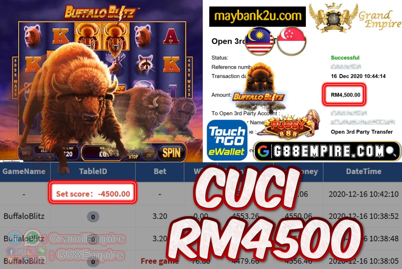 MEMBER MAIN BUFFALOBLITZ CUCI RM4500!!!