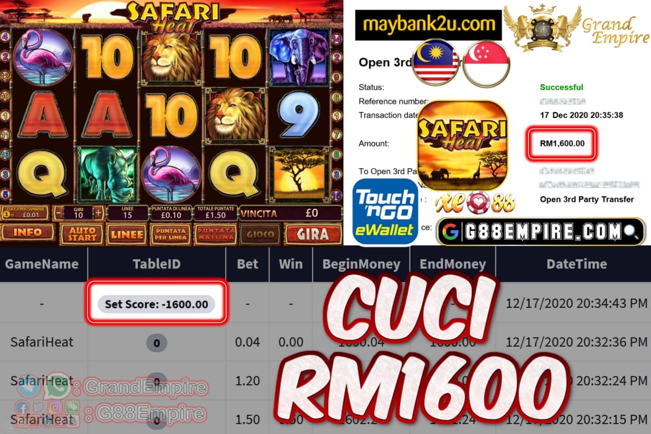 MEMBER MAIN SAFARIHEAT CUCI RM1600!!!