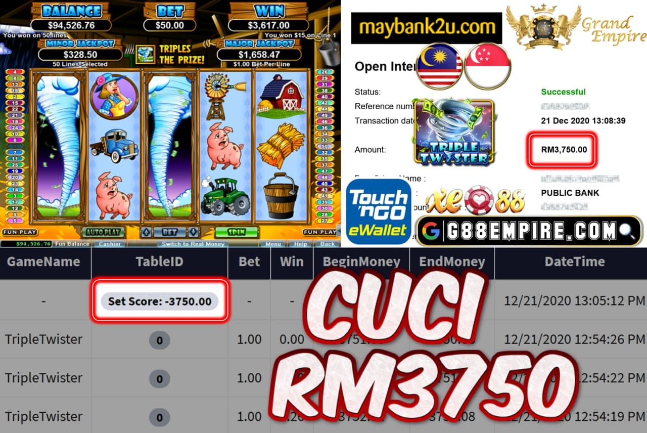 MEMBER MAIN TRIPLETWISTER CUCI RM3750 !!!