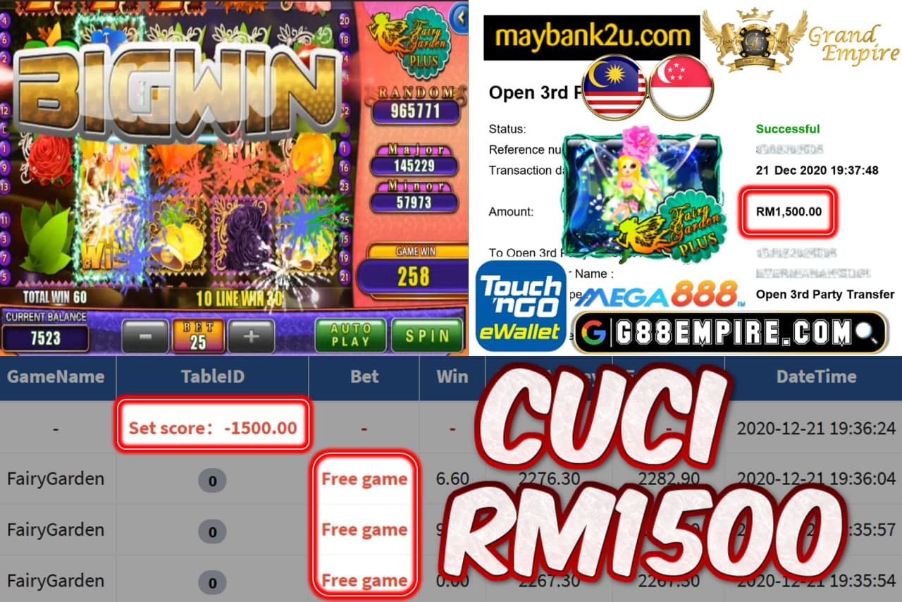 MEMBER MAIN FAIRY GARDEN CUCI RM1500!!!