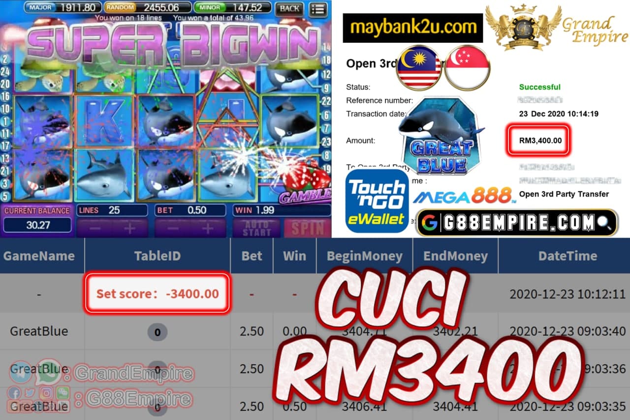 MEMBER MAIN GREATBLUE CUCI RM3400!!!