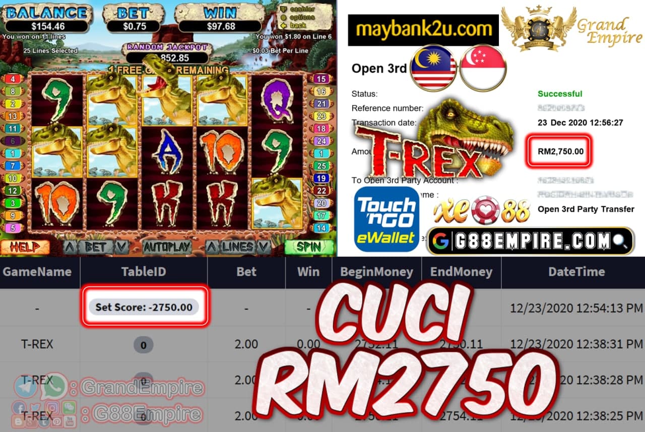MEMBER MAIN T-REX CUCI RM2750 !!!