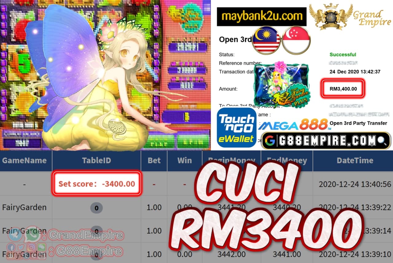 MEMBER MAIN FAIRYGARDEN CUCI RM3400!!!