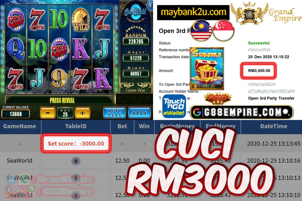 MEMBER MAIN SEAWORLD CUCI RM3000!!!