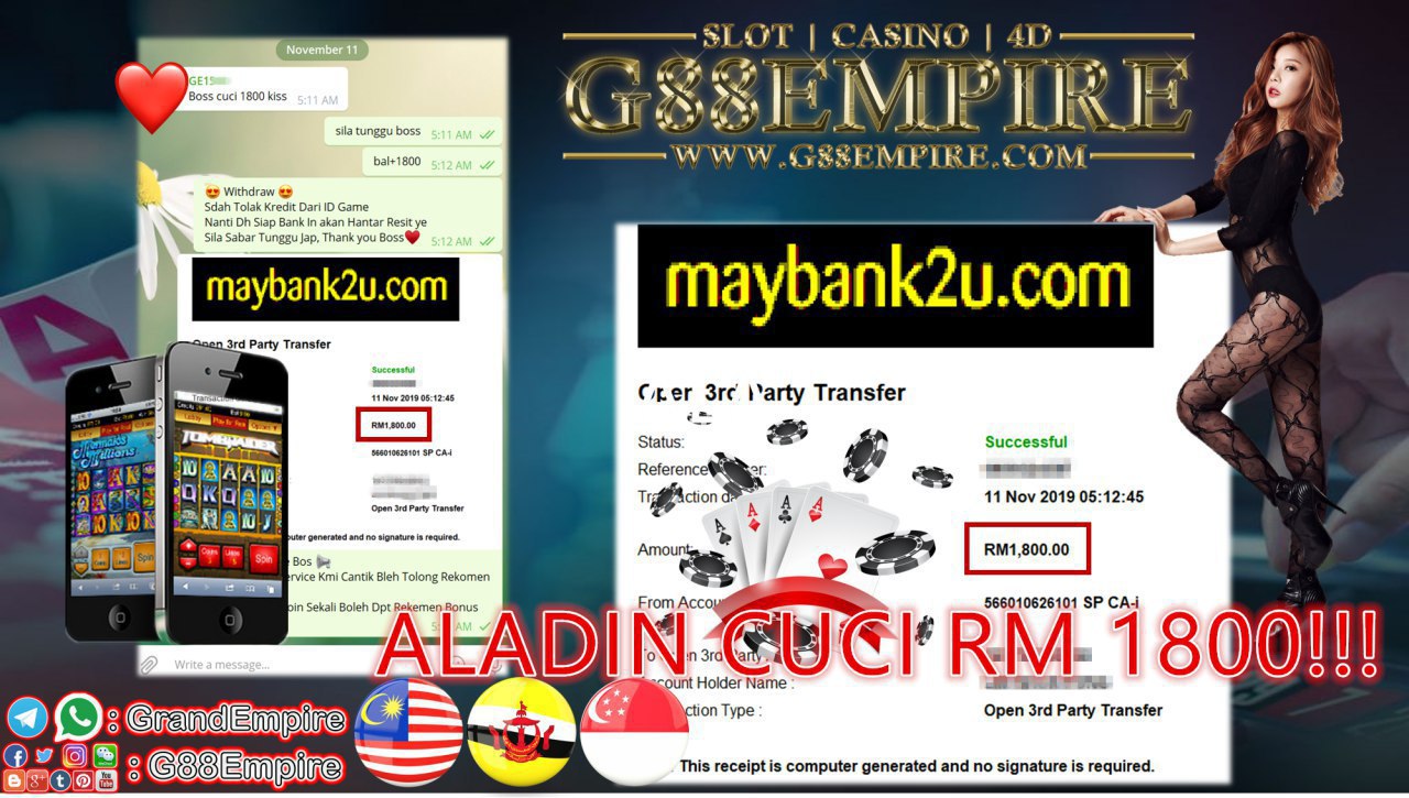 MEMBER ALADDIN MINTA CUCI RM1,800