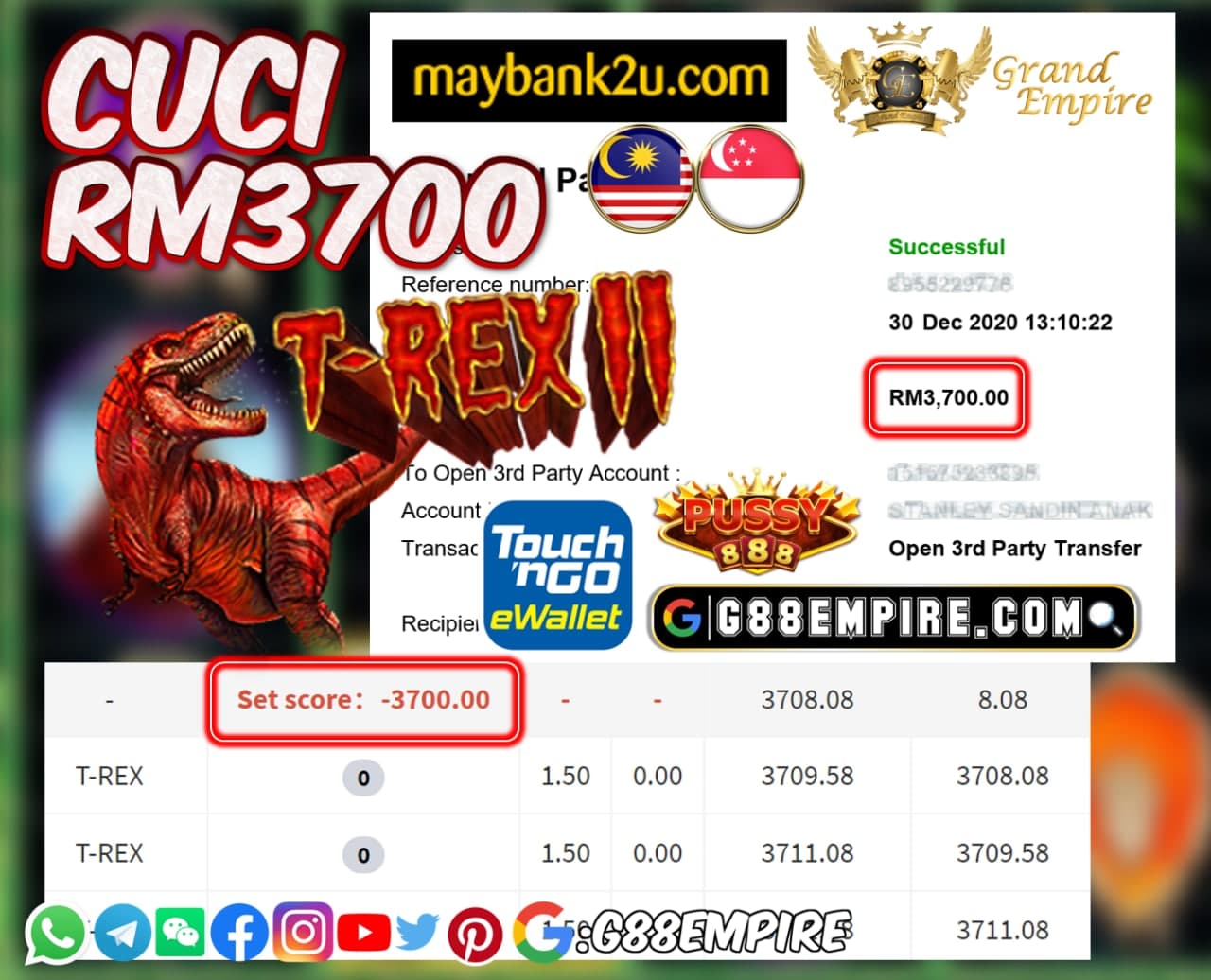 MEMBER MAIN T-REX CUCI RM3700!!!