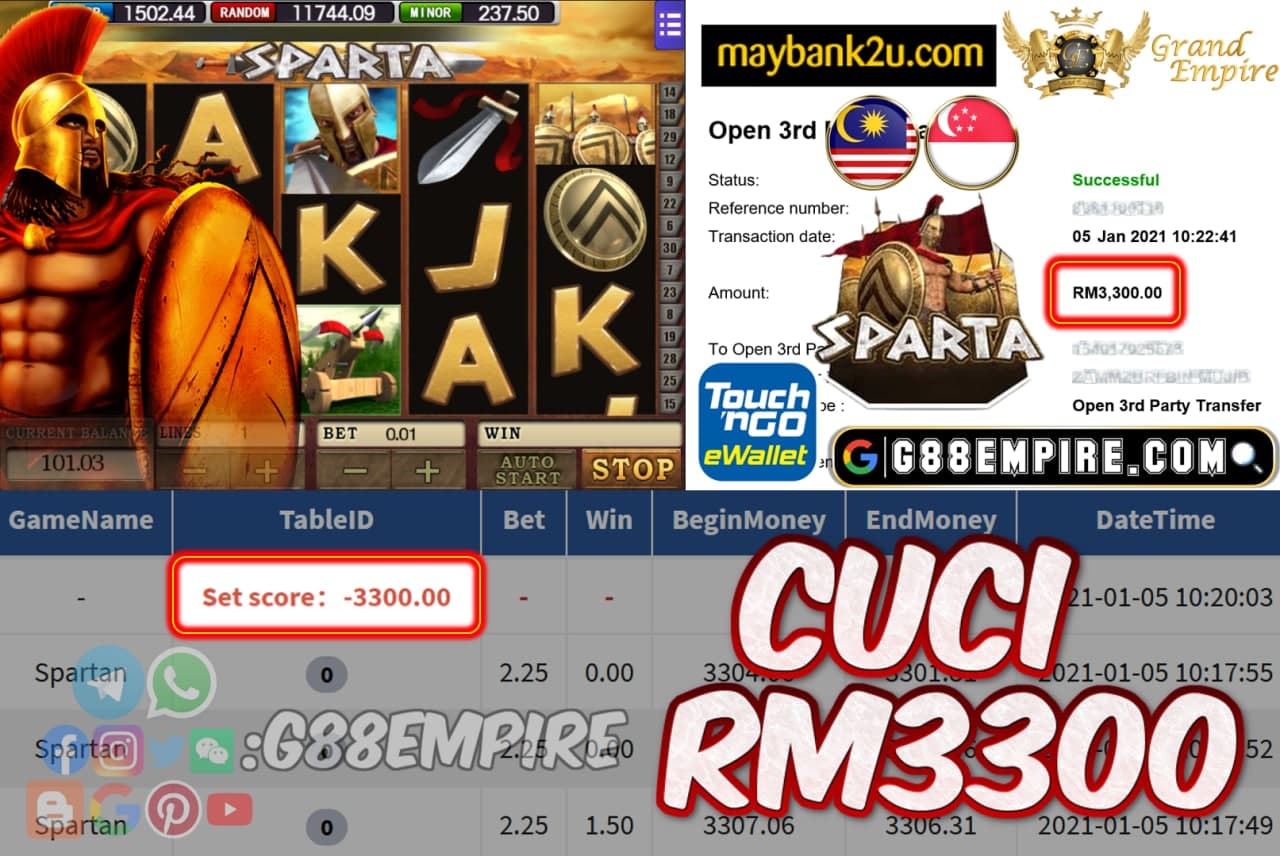 MEMBER MAIN SPARTAN CUCI RM3300!!!